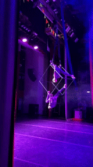 Lazy morning and aerial acrobatics in Chaikovsky, Russia
