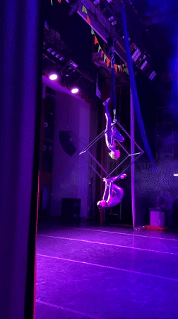 Lazy morning and aerial acrobatics in Chaikovsky, Russia