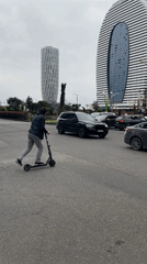 Urban life documented across Batumi, Georgia streets and buildings