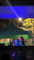 Nighttime outdoor performance captured in Armação dos Búzios
