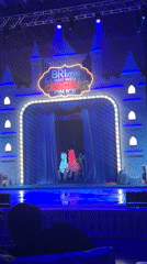 Circus on Ice show and surrounding venue scenes in Makassar