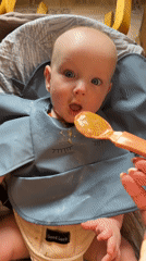 Moscow parent documents baby's afternoon routine on June 12