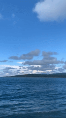 Calm sea panorama captured off Indonesian coast