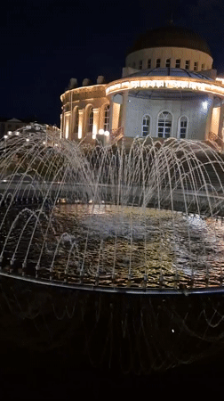 Evening scenes captured across Kokshetau, Kazakhstan by independent witness