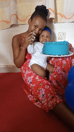Mother celebrates baby's 8-month milestone in Keffi, Nigeria