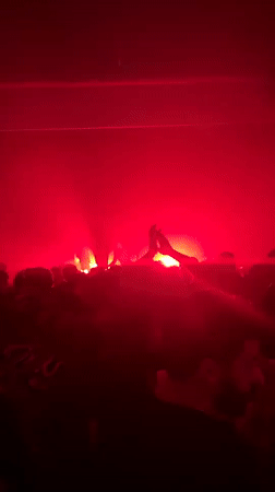 DJ performs for large crowd at Buenos Aires venue