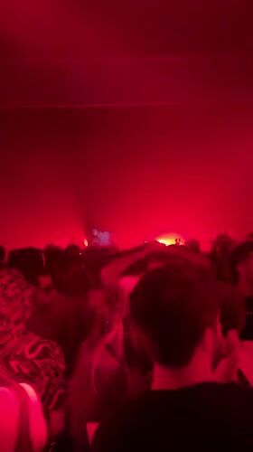 DJ performs for large crowd at Buenos Aires venue