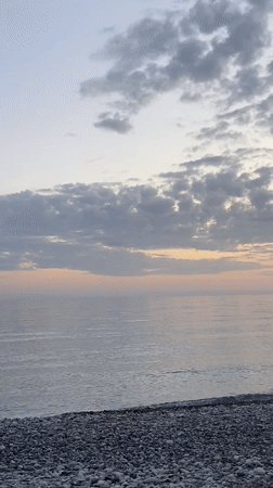 Evening scenes captured from Bar, Montenegro coastline and roadside