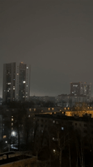Evening photo session captured across Kazan residential area