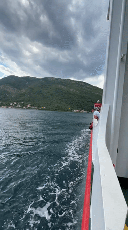 Ferry crossing documented between Lepetane and Đurići, Montenegro