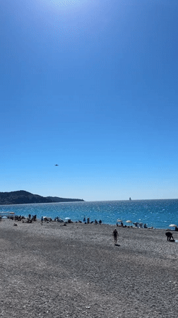 Summer morning scenes captured across Nice waterfront and streets