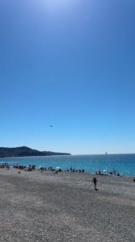 Summer morning scenes captured across Nice waterfront and streets