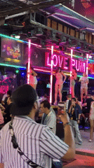 Patong entertainment district buzzes with evening crowd preparations
