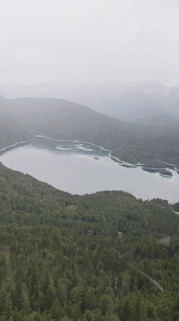 Eibsee lake and cable car ride, Grainau