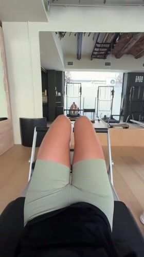 First-person Pilates reformer workout, Barcelona