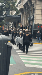 Police deploy during daytime protest in Buenos Aires streets