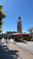 Strolling through The Grove and Farmers Market on a sunny LA evening