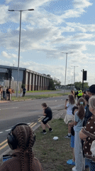 Truck convoy draws roadside crowds in Great Yarmouth