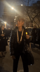 Religious procession with statue carries through Brooklyn streets