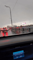 Rainy day traffic crawls at 11 km/h on Moscow highway
