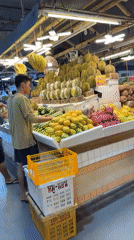 Early morning market activity documented in rainy Patong, Thailand