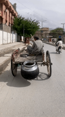 Traditional horse-drawn cart spotted on Quetta streets