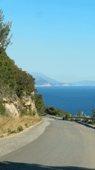 Motorist records scenic coastal drive in Montenegro