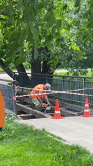 Bridge maintenance and garden toys spotted in Moscow