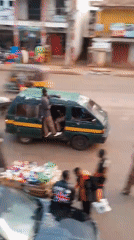 Busy street life documented in Bukuru Nigeria afternoon