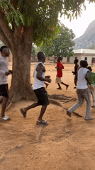 Morning community activities captured in rural Andaha, Nigeria