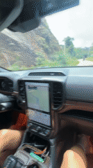 Early morning drive through mountainous Suối Giàng Vietnam documented