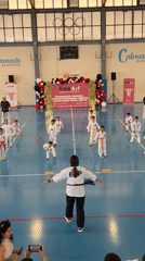 Children's taekwondo class held at Alicante gymnasium