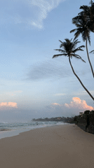 Peaceful dawn moments captured along Kathaluwa beach, Sri Lanka