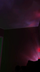 Indoor Galaxy Light Show Documented Over 30 Minutes