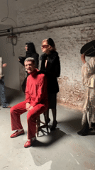 Fashion shoot captured in industrial Buenos Aires basement space
