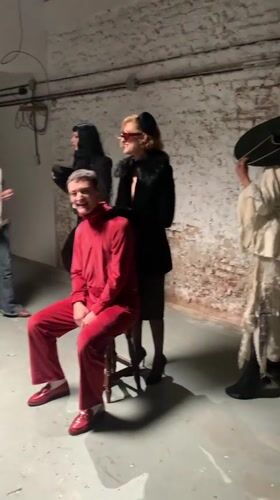 Fashion shoot captured in industrial Buenos Aires basement space