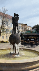 Morning scenes documented along Gelendzhik's coastal promenade in Russia
