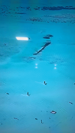 Drone footage captures tropical resort scenes in Dnipro, Ukraine