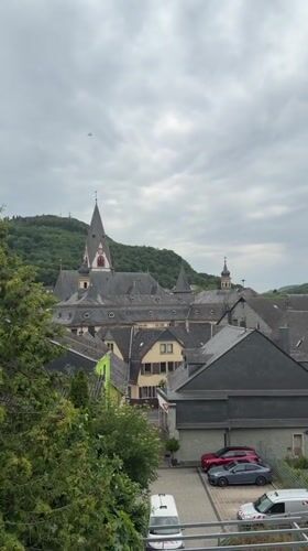 Coffee and cannoli break in a small German town