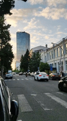 Street scenes in Batumi capture modern and Soviet-era architecture
