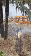 Daily life unfolds in Vietnamese coastal ward