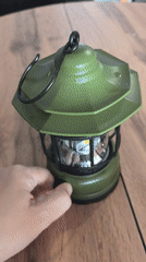 Cozy home evening: scruffy dog, glowing lantern, pasta cooking