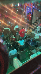 Live band entertains patrons at Obosi bar gathering