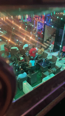 Live band entertains patrons at Obosi bar gathering