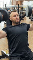 Gym sessions and mirror selfies on a Friday morning in Chaikovsky