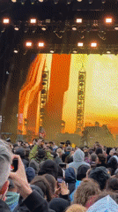 Outdoor concert lights up Gdynia with crowd and abstract visuals