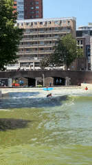 Surfing the city wave pool and touring Rotterdam's Markthal