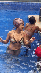 Pool hangout and construction work at Ilado, Nigeria