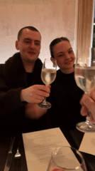 Birthday dinner celebration with traditional British meal in London