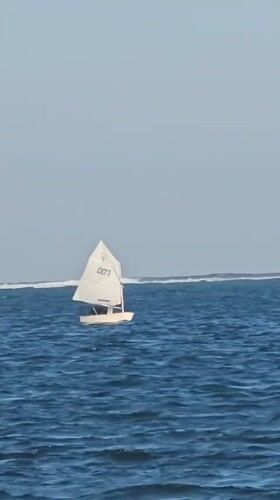 Full spread of watersports off Denpasar on a busy morning